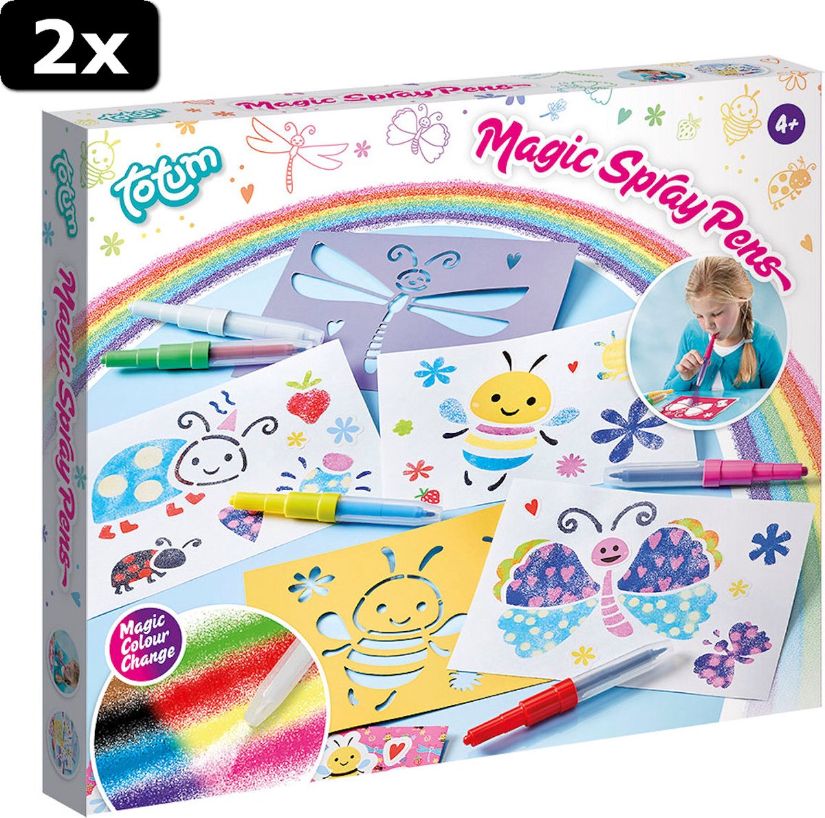 2x Totum Magic Spraypens