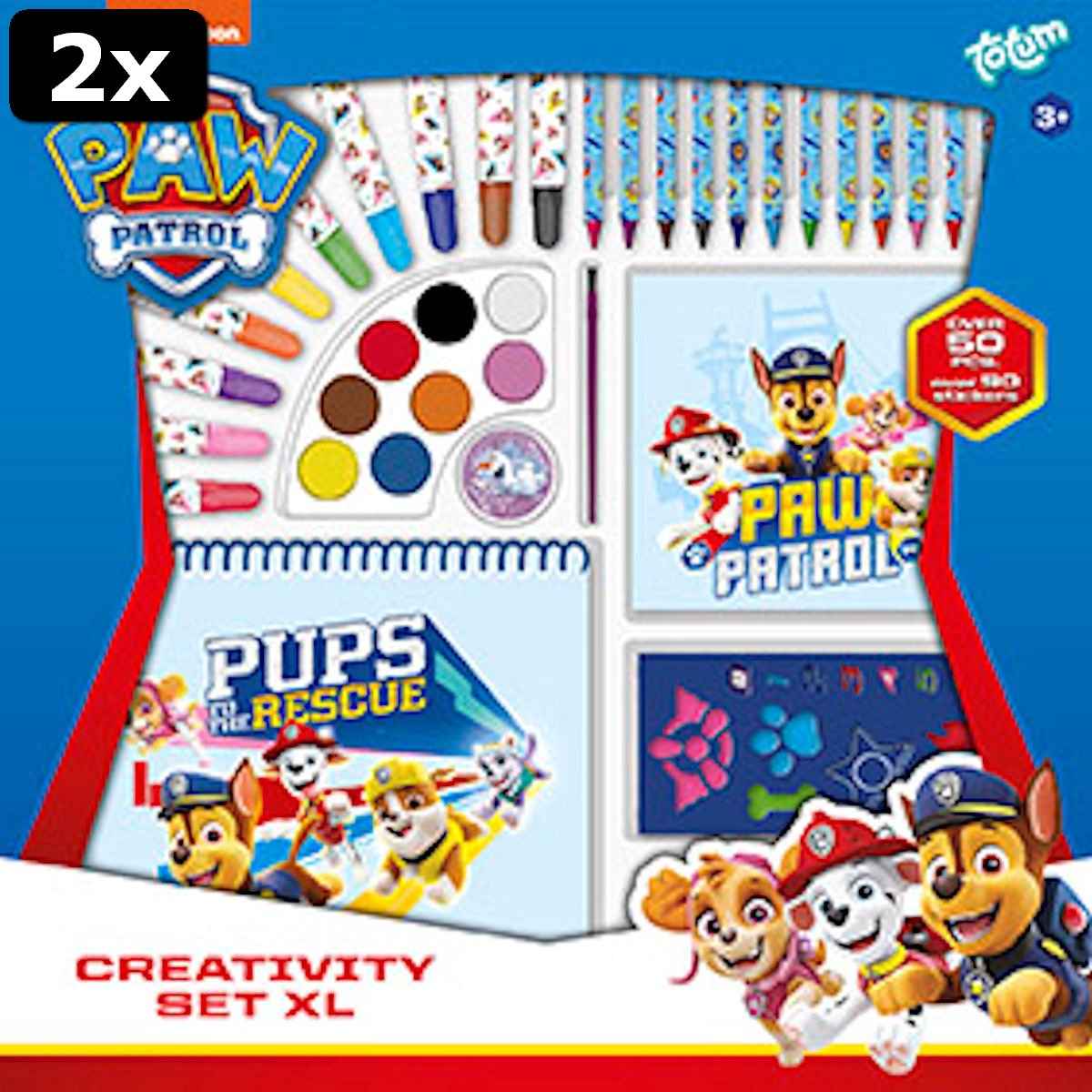 2x Totum Paw Patrol Creativity Set