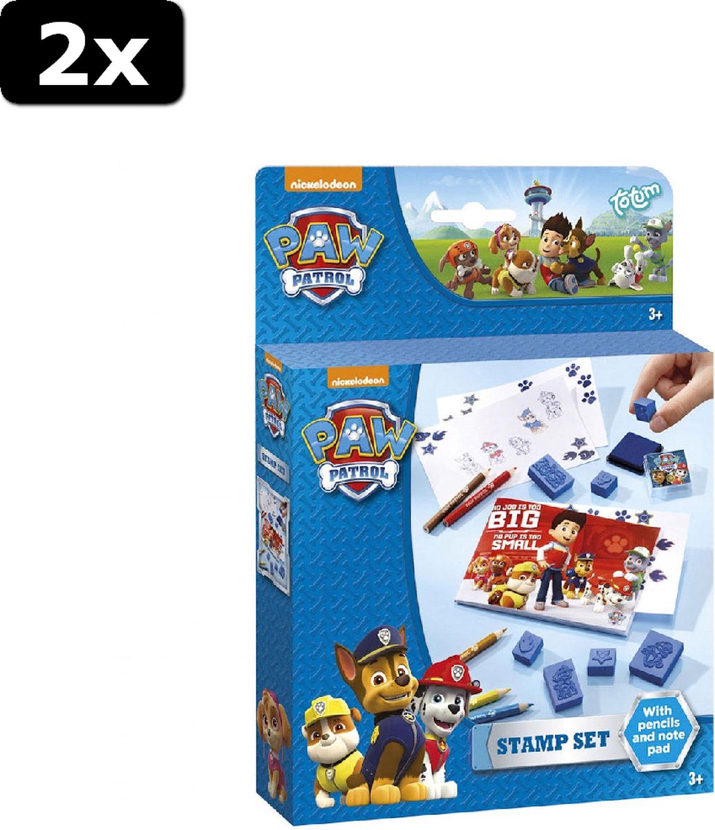 2x Totum Paw Patrol Stempelset