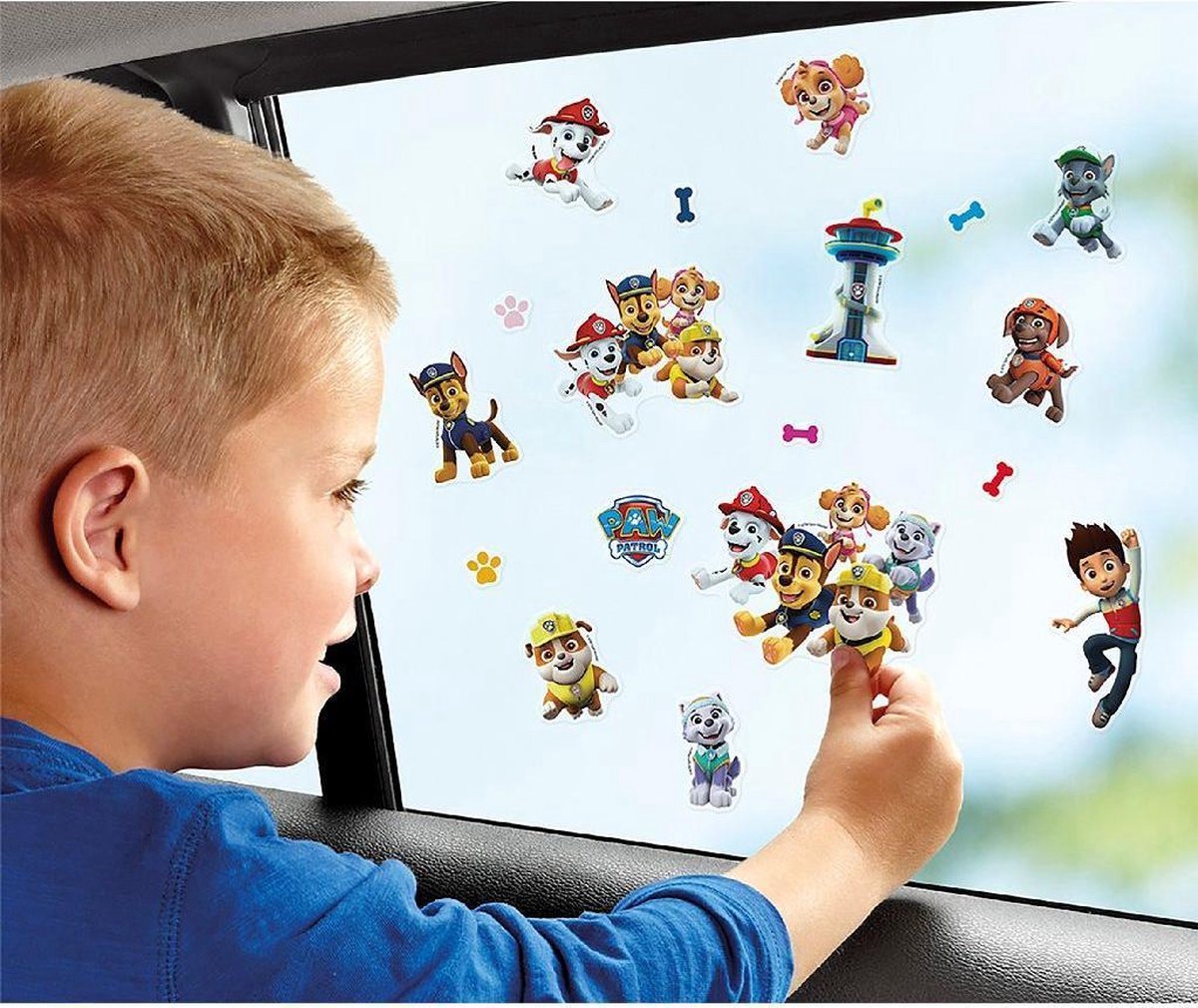 Paw Patrol Raamstickers - Paw Patrol Stickers - Meer dan 70 Stickers - Knutselen Kinderen - Stickers Kinderen