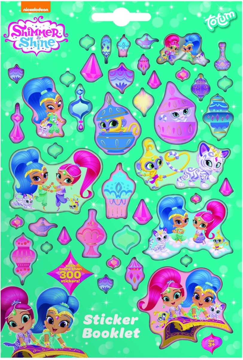 Shimmer & Shine Stickerboek 300 Totum