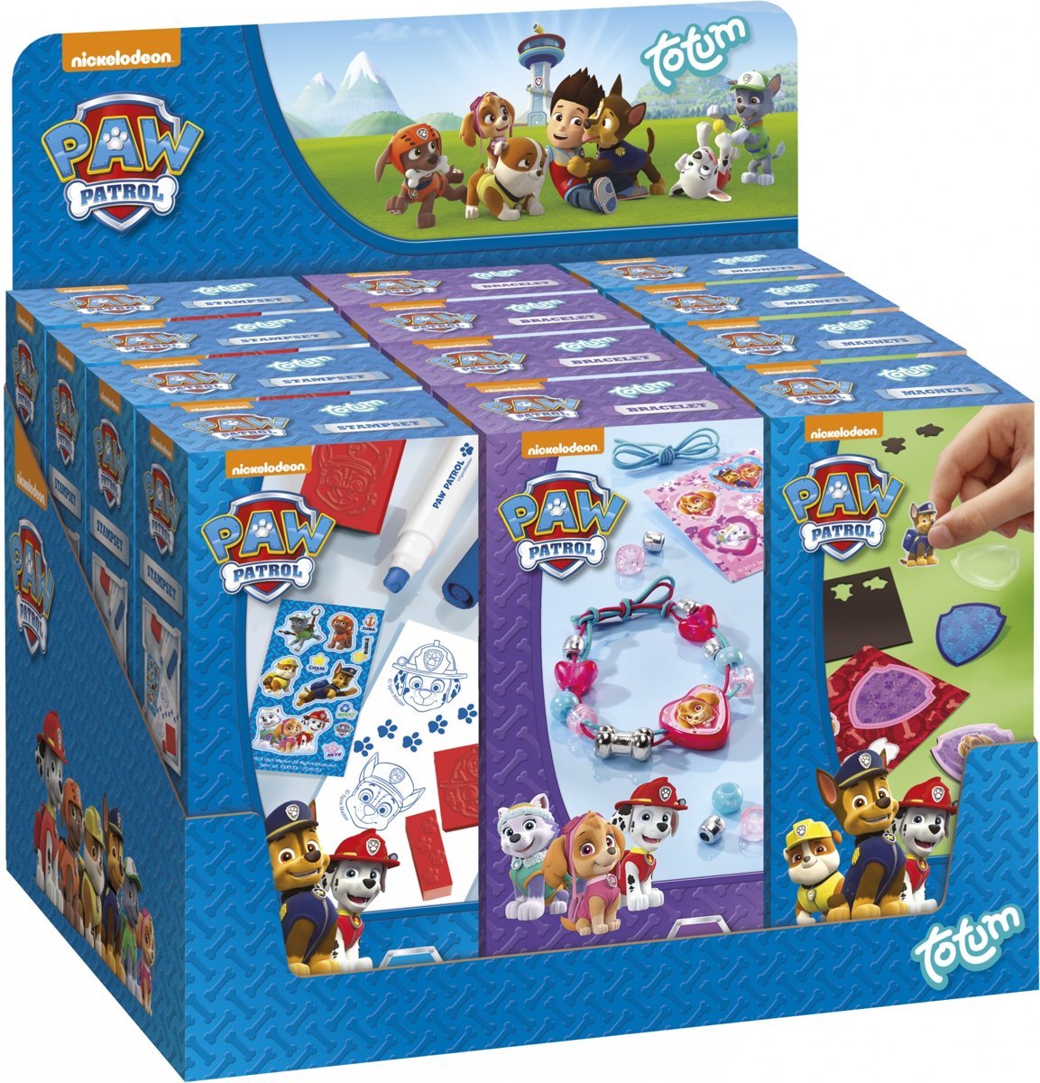 Totum 3-in-1 Paw Patrol Knutselset 12 Stuks