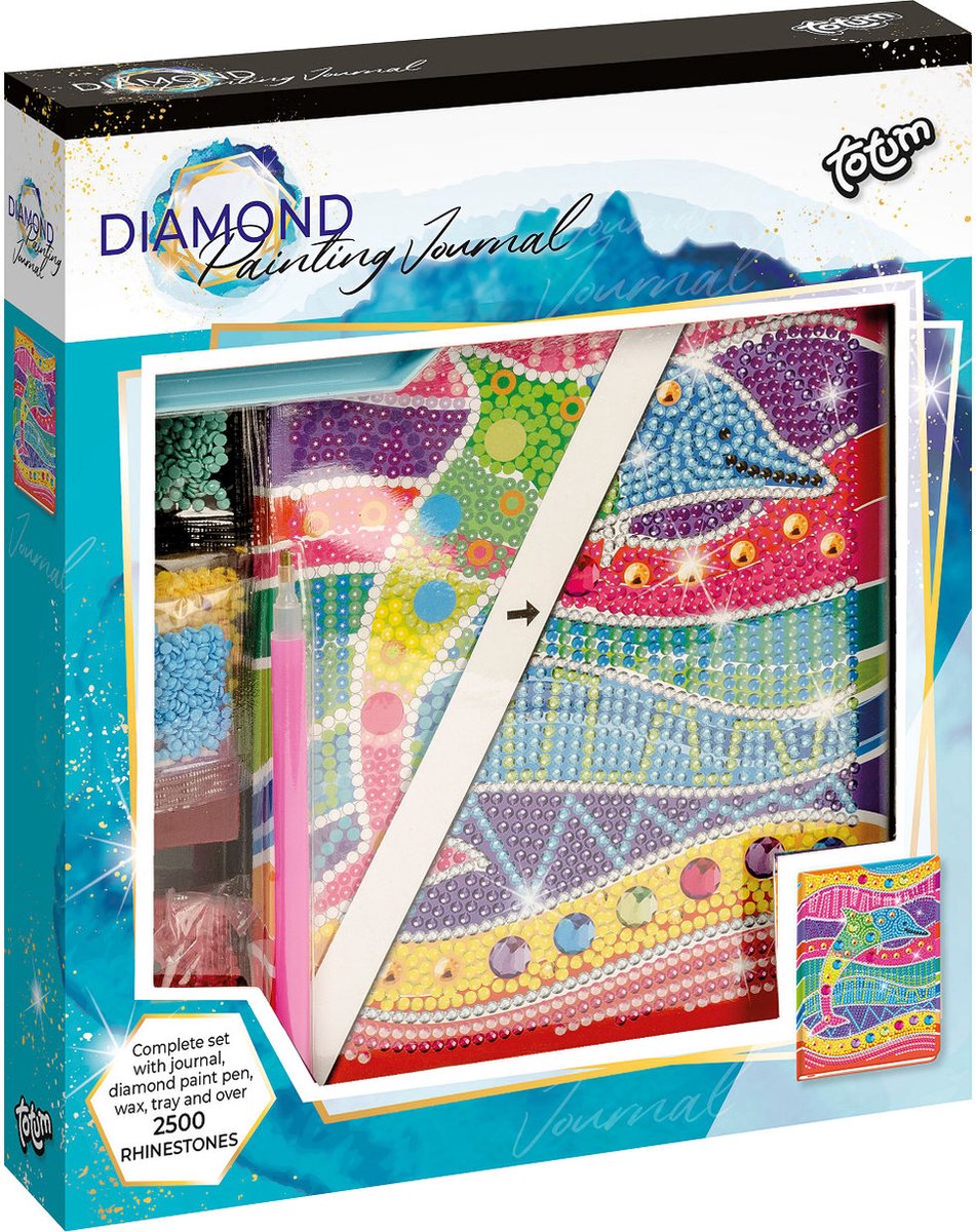 Totum Diamond Paint Dagboek - Dolfijn