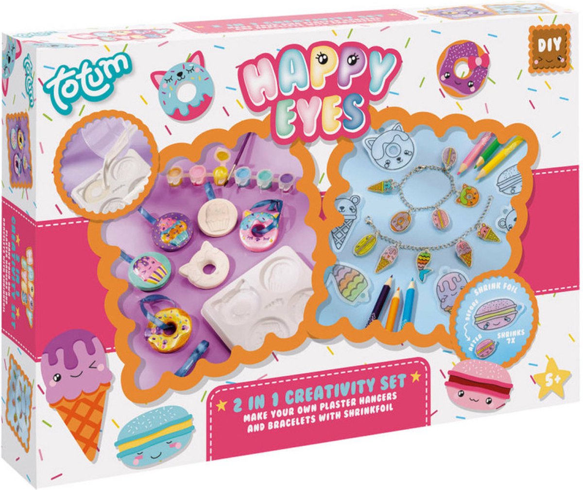 Totum Happy Eyes 2in1 Set Gips Gieten-Krimpfolie