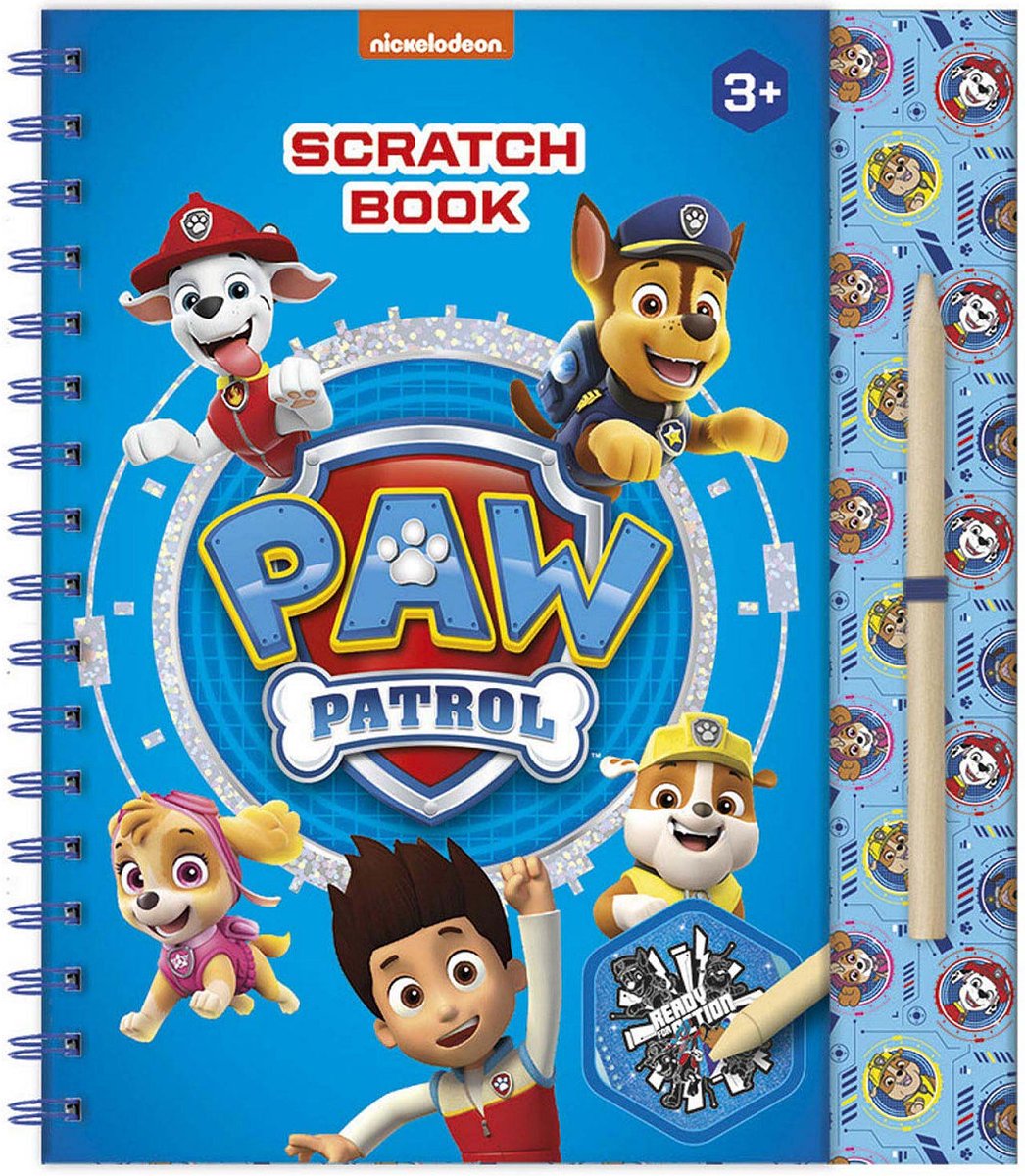 Totum Paw Patrol Scratch Book