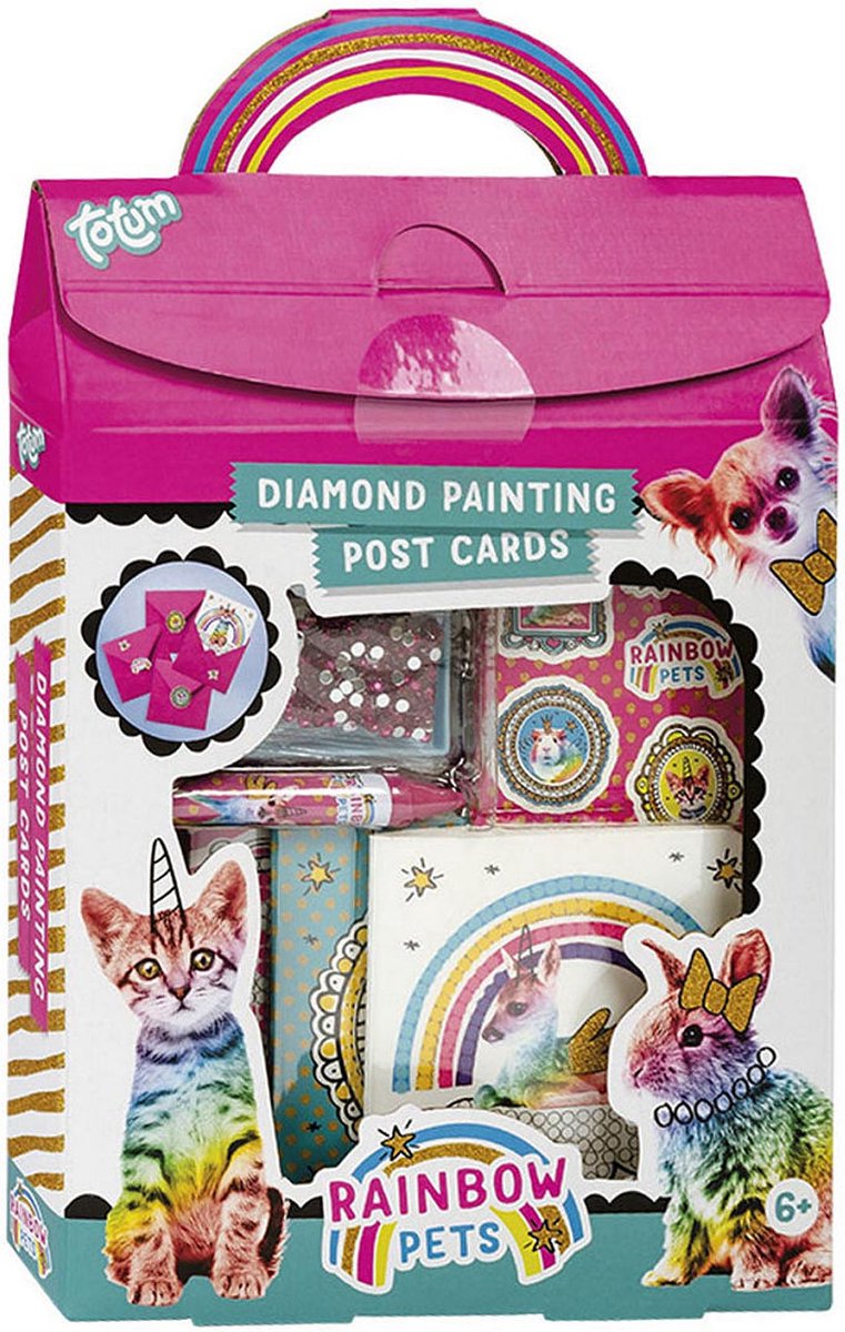 Totum Rainbow Pets diamond painting set