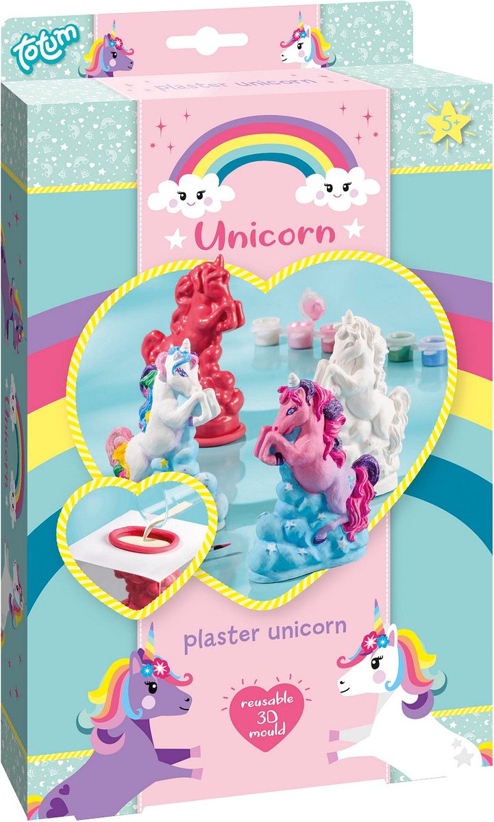 Totum Unicorn Gips Gieten