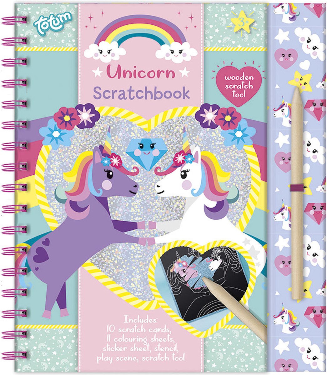 Totum Unicorn Scratchbook