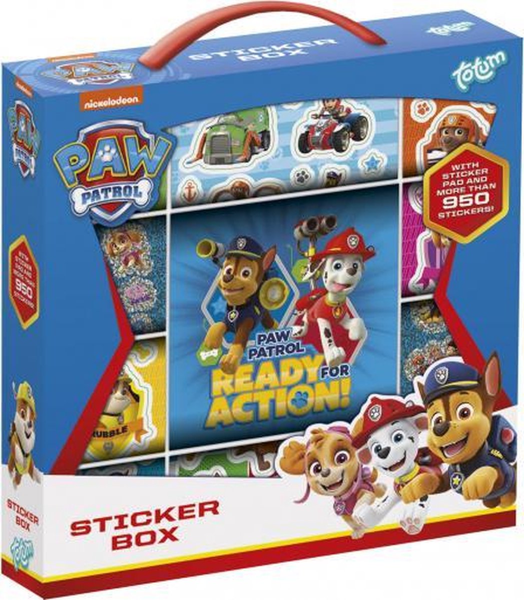 stickerdoos Paw Patrol 12 rollen + boekje