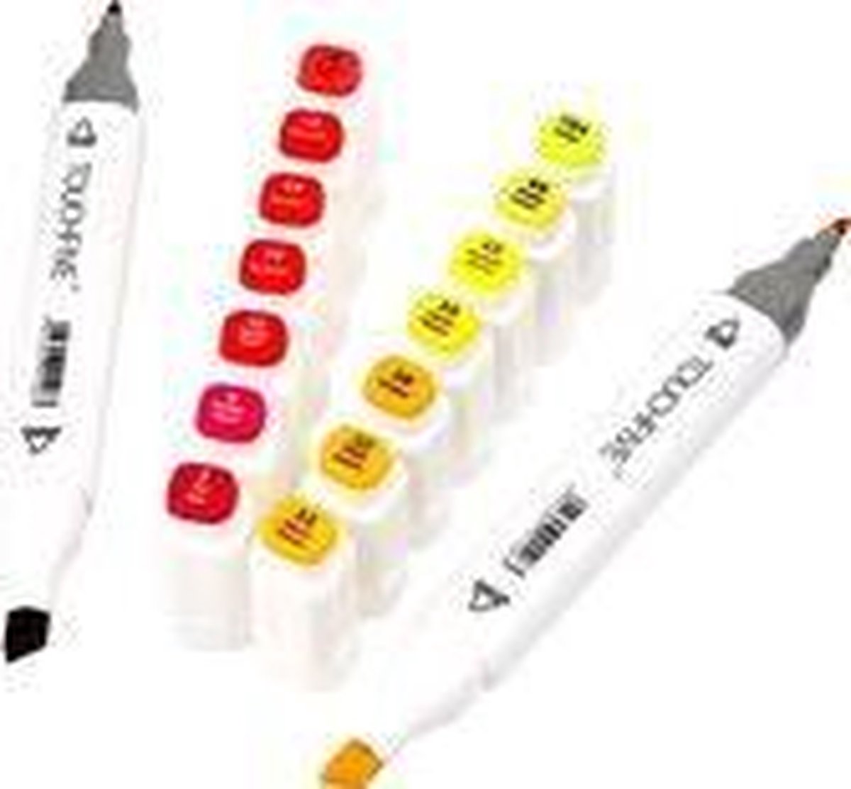 TouchFIVE 60 Color Markers Standard Drawing Markers Pen Alcohol Based Sketch Felt-Tip Oily Twin Brush Pen Art Supplies