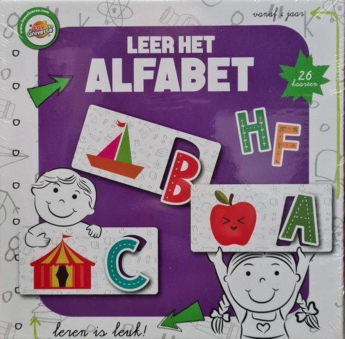 Educatief spel alfabet – ik leer abc- ik leer alfabet – a b c puzzel – oefenspel – leerspel – oefenen met alfabet – woorden oefenen voor kinderen – vanaf 4 jaar