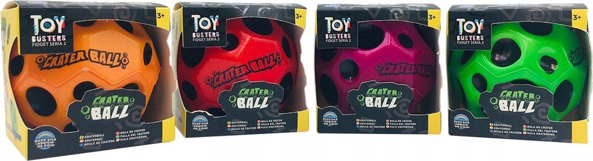 toy busters fidget crater ball - Willekeurig verzonden - Verschillende kleuren