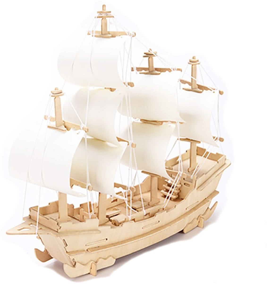 3D Houten Handelschip Puzzel