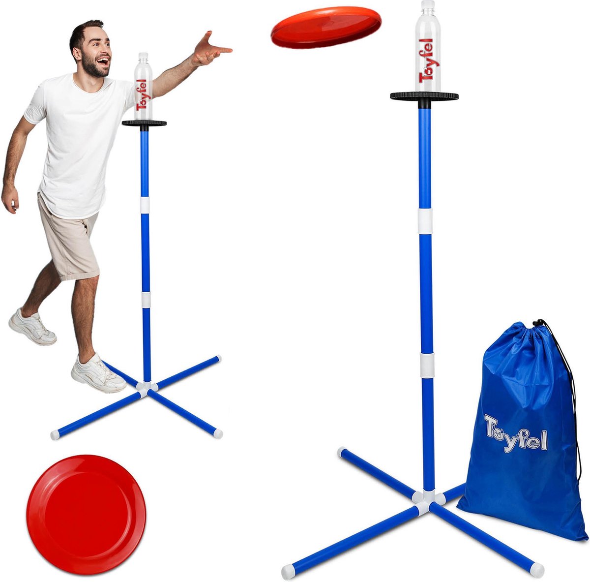   Frisbee spel Miles - Buitenspel - Werpspel Vliegende schijf strand spel - Tuin spel discus