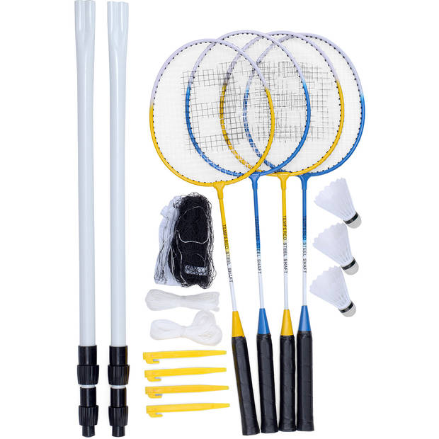 Baseline Pro badmintonset 4 spelers