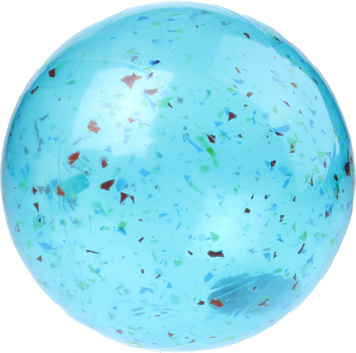 Toyrific Bal Confetti 22 Cm Blauw