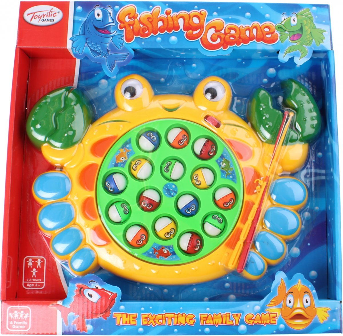 Toyrific Fishing Hengelspel Krab Groen/geel