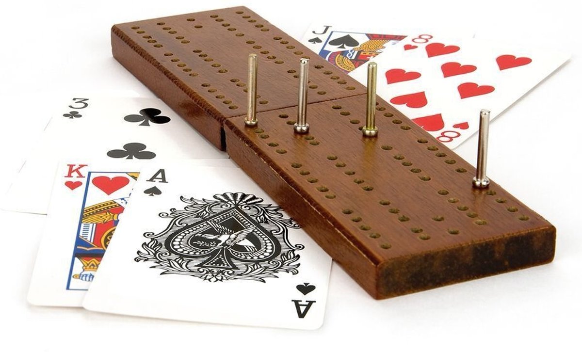 Toyrific Kaartspel Cribbage Met Houten Scorebord