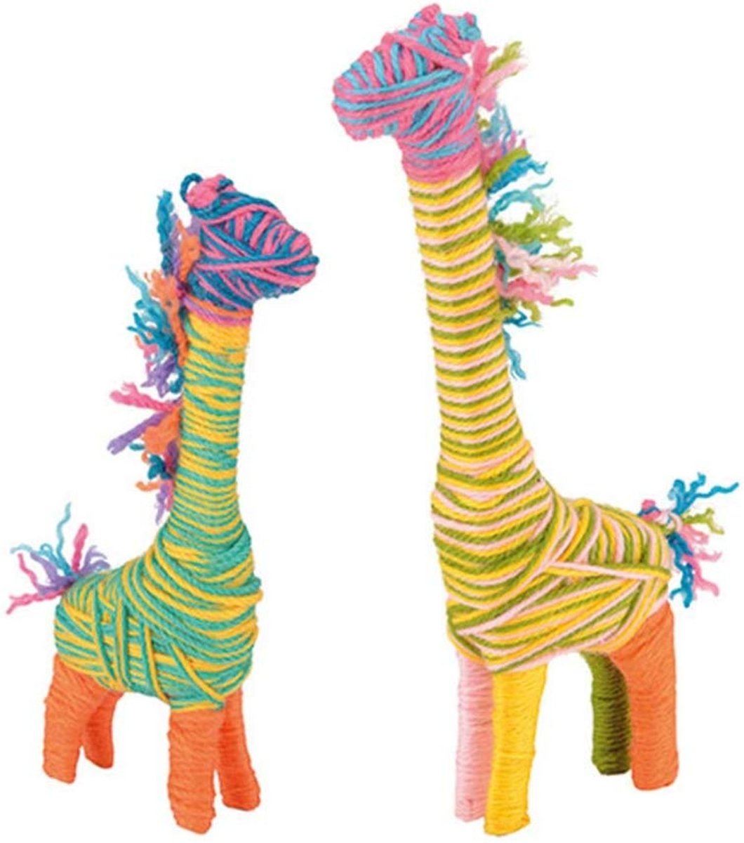 Toyrific Knutselset Yarn Animals Giraffe Junior 27-delig