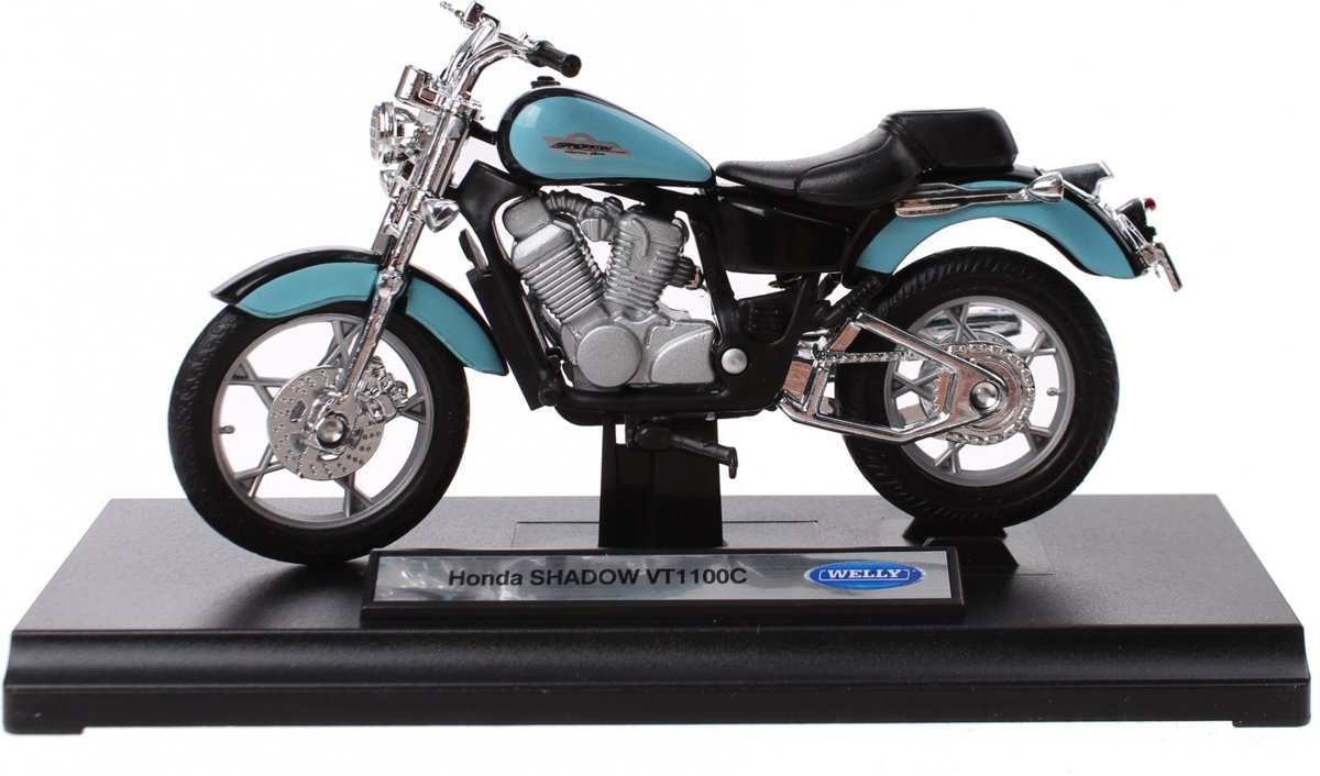 Toyrific Modelmotor Honda Shadow Vt1100c Blauw 12 Cm