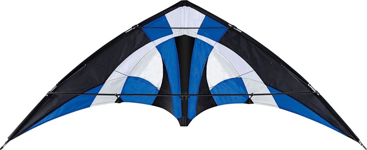 Toyrific Quasar Freestyle Stunt Kite - Stuntvlieger - 136 x 60 cm - Blauw - 2-6BFT