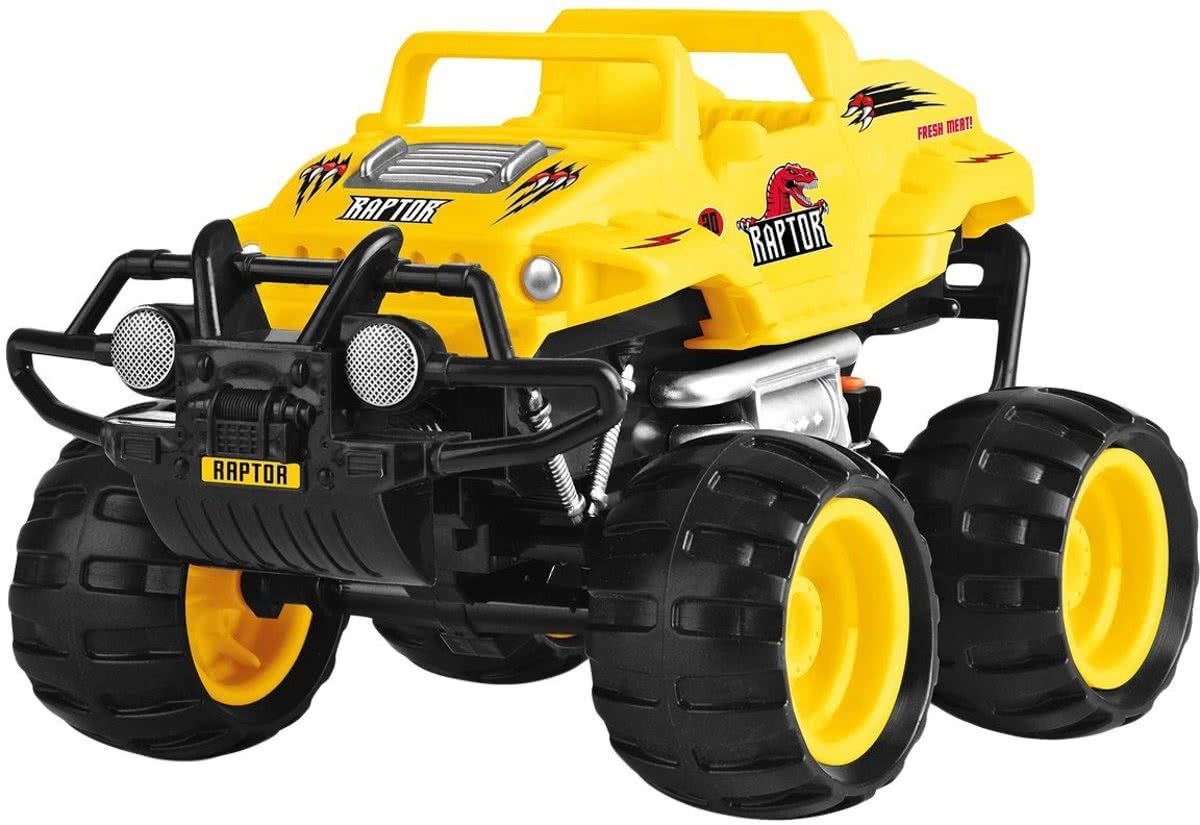 Toyrific Smash Ups Monstertruck Raptor Geel 23 Cm