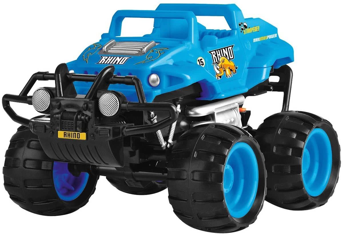 Toyrific Smash Ups Monstertruck Rhino Blauw 23 Cm