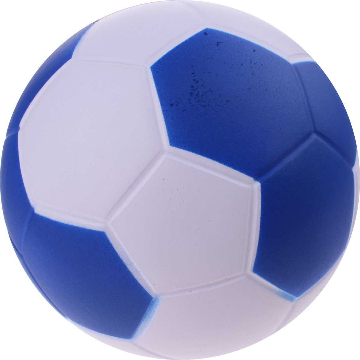 Toyrific Strandvoetbal Foam Blauw/wit 15 Cm