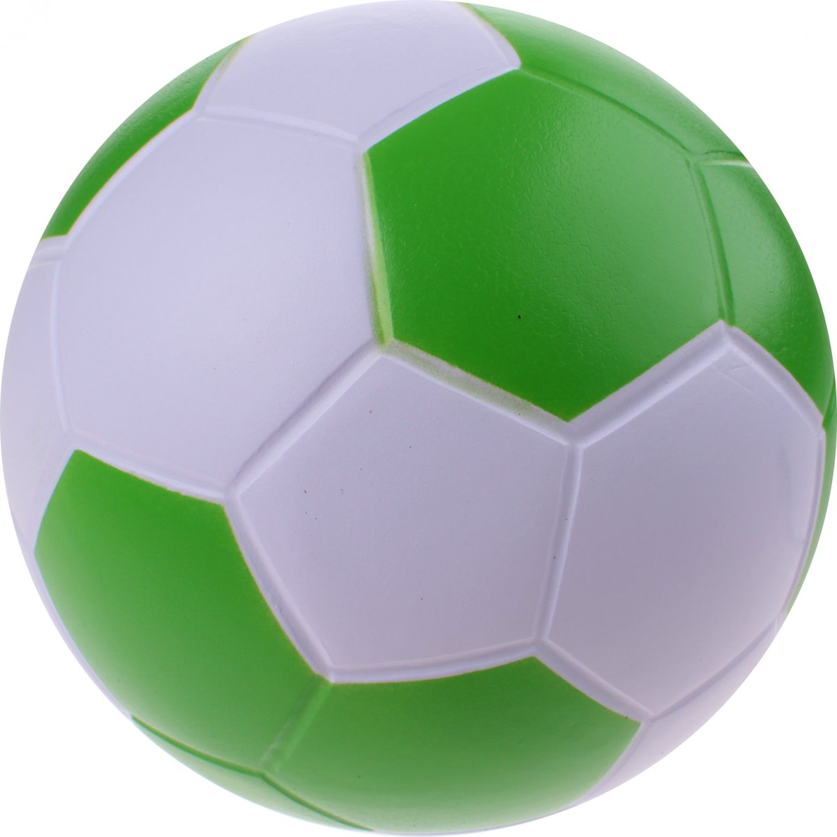 Toyrific Strandvoetbal Foam Groen/wit 15 Cm