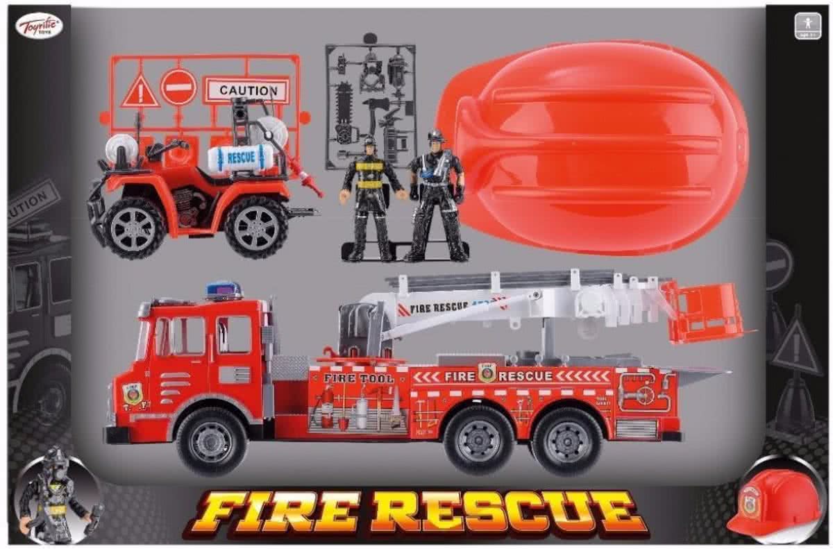 Toyrific brandweer set 48 cm 6-delig