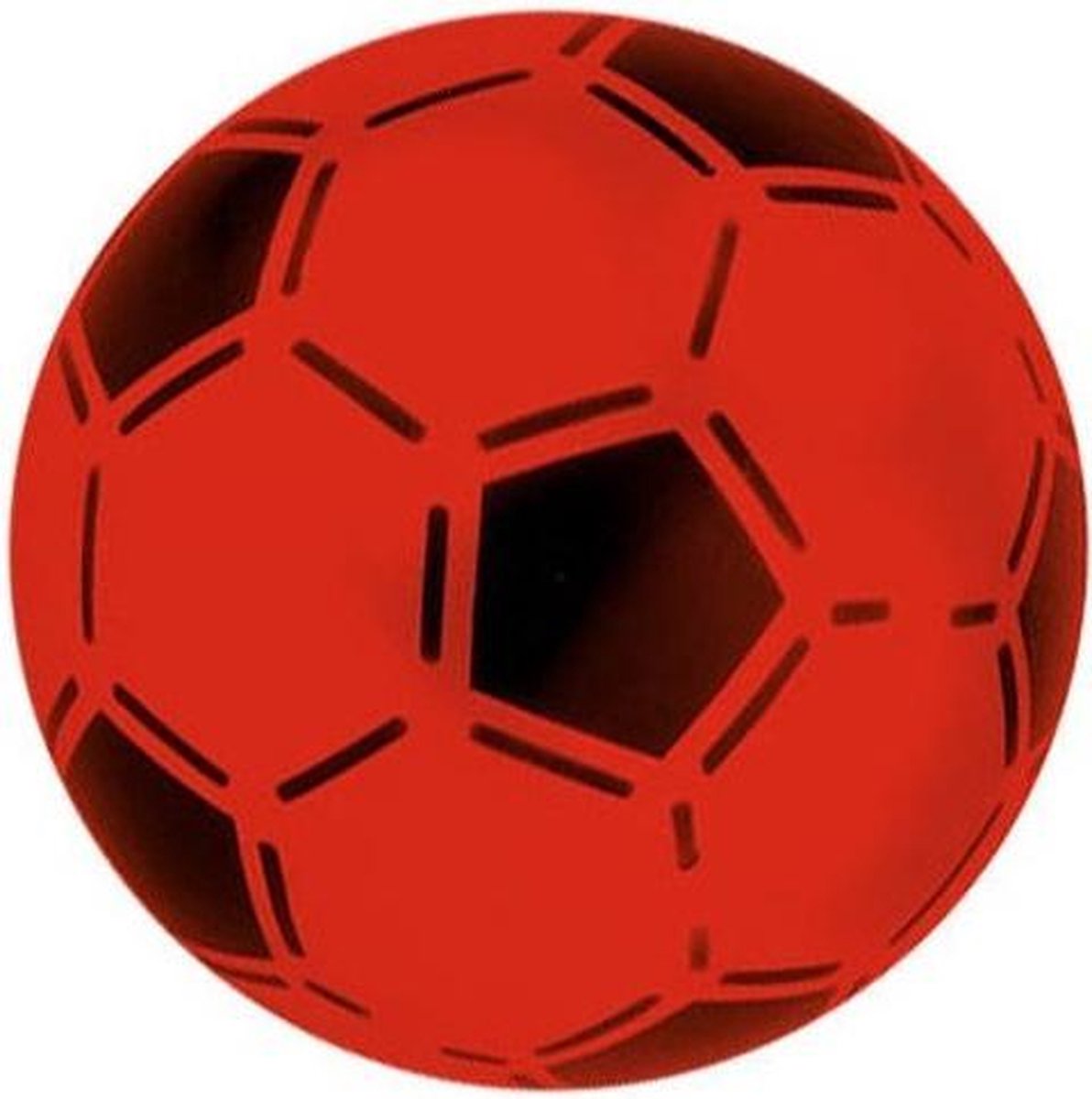 bal voetbalprint rood 21 cm