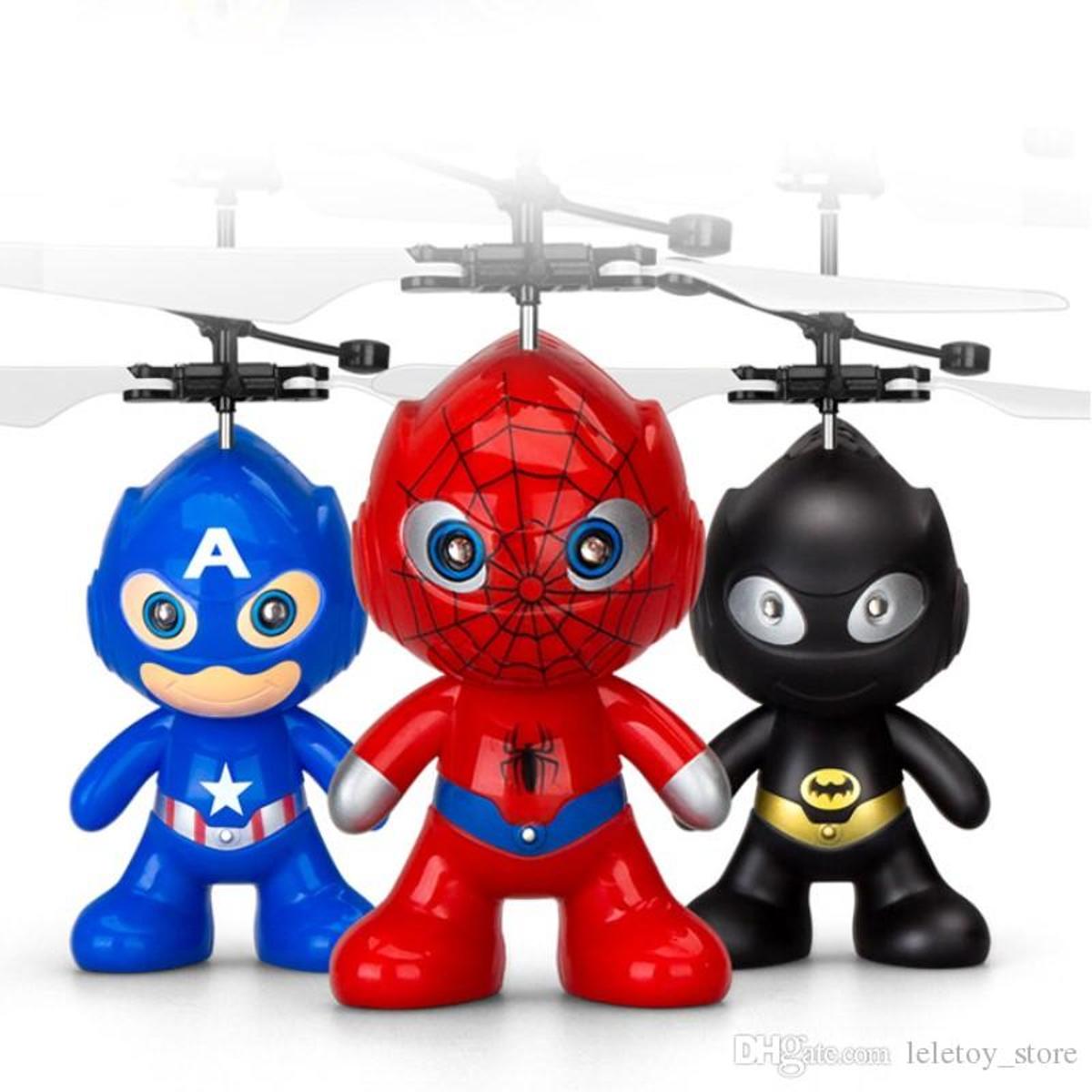 Super Hero Helli SPIDERMAN - CAPTAIN inductie vliegt via de hand GRATIS VERZENDING