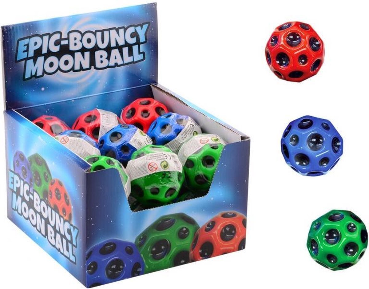 Bouncing Bal gekleurd - Stressbal voor de hand - Foam - 7 cm