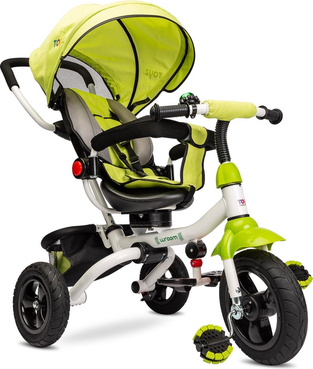 Toyz inklapbare Driewieler - kinderfiets - met draaibare stoel Max . tot 25 kg  Groen