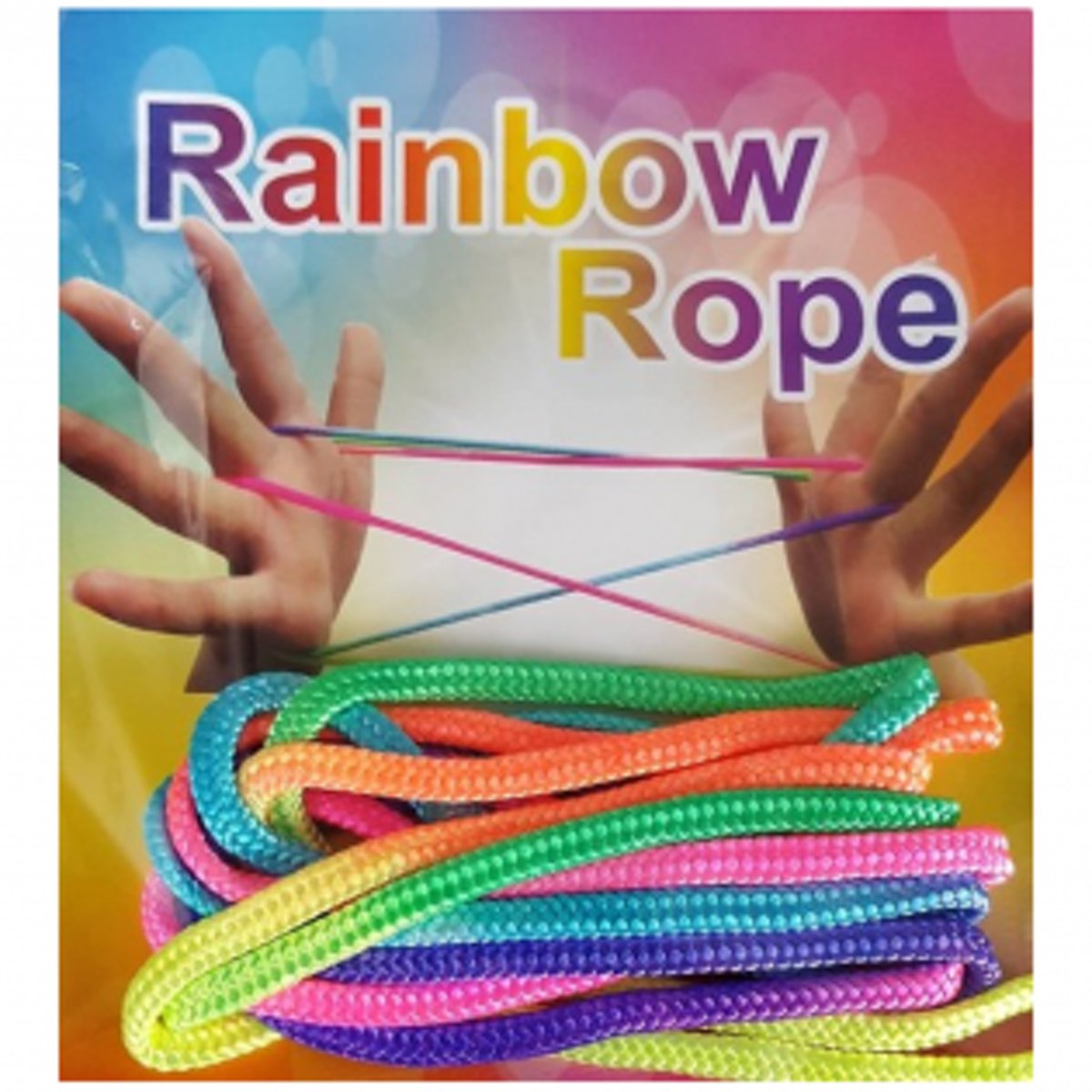 5x Rainbow Rope - Regenboog Touw - Vinger Touw + Cadeau