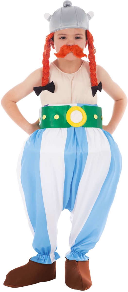 Asterix en Obelix™ Obelix kostuum voor kinderen - Verkleedkleding - Maat 110/116