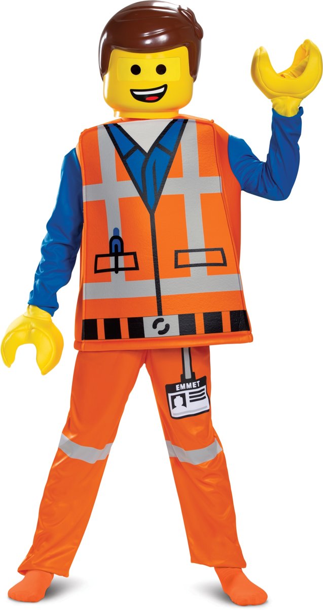 Deluxe Emmet Lego Movie 2™ kostuum voor kinderen - Verkleedkleding - Maat 134/146