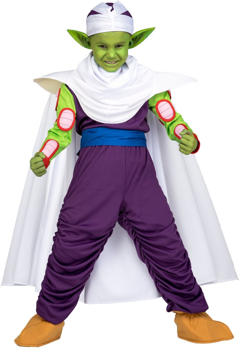 Dragonball™ Piccolo kostuum voor kinderen cadeauverpakking - Verkleedkleding - Maat 104