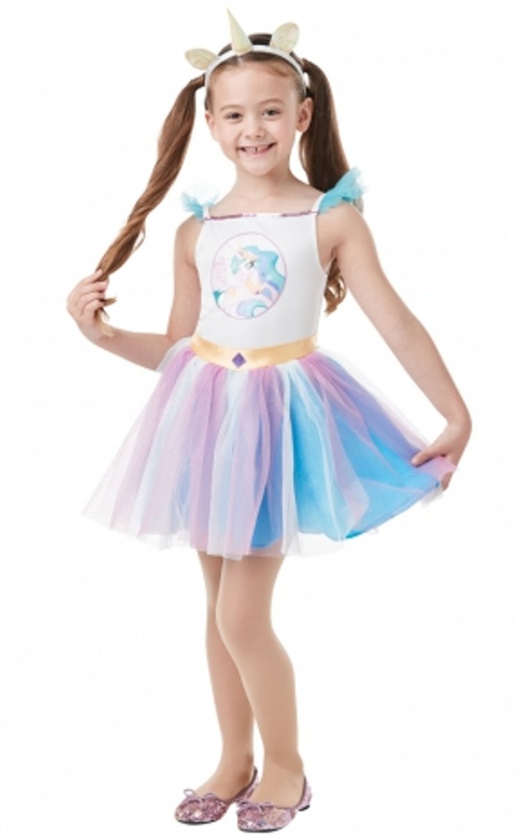 Luxe My Little Pony™ prinses Celestia kostuum voor kinderen - Verkleedkleding - Maat 98