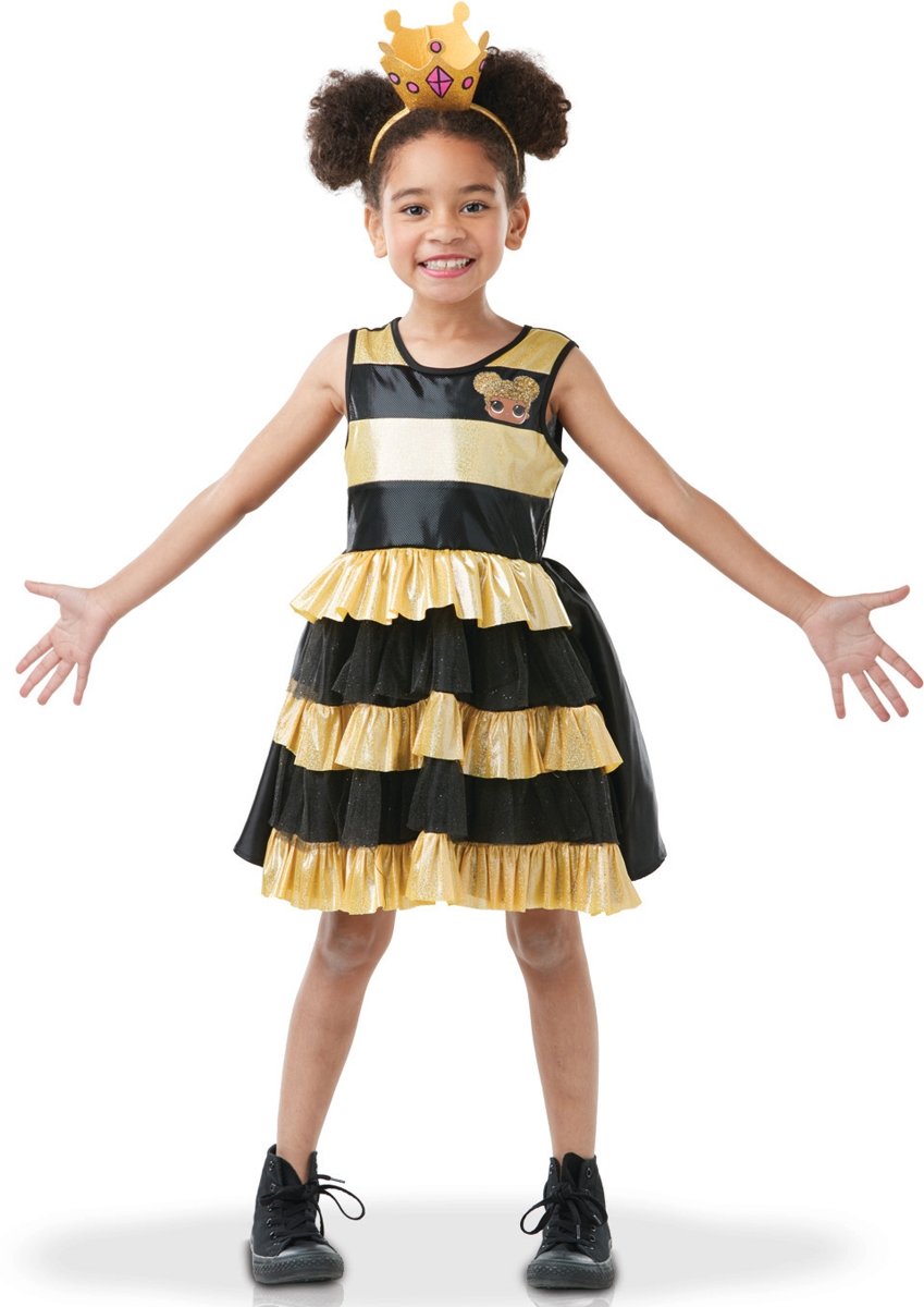 Luxe Queen Bee LOL Surprise™ kostuum voor kinderen - Verkleedkleding - Maat 110/116