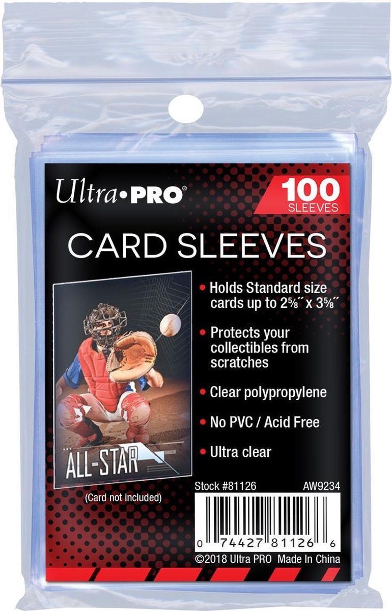 TCG Sleeves Blanco Clear Store Safe Ultra Pro (Standard Size) SLEEVES