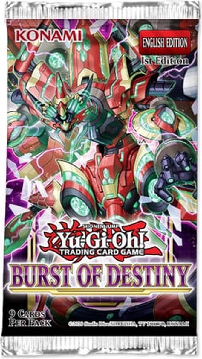 TCG Yu-Gi-Oh! Burst of Destiny Booster Pack