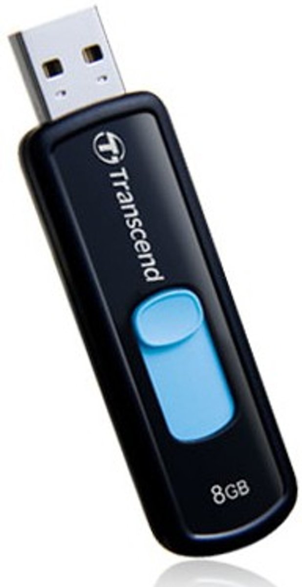 JetFlash 500 8GB - USB-Stick / Blauw