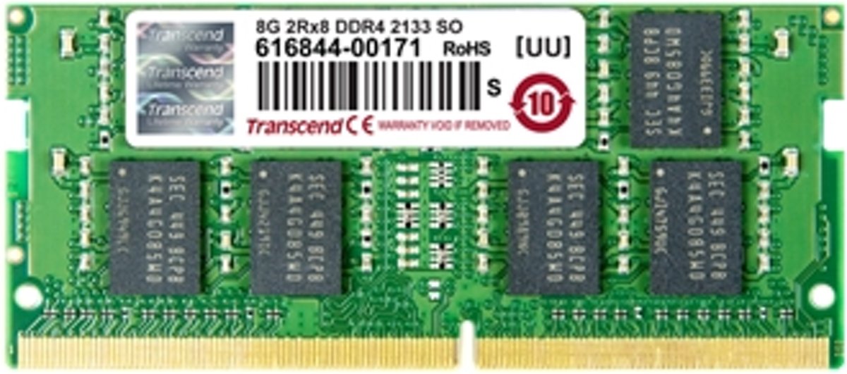 Transcend 16GB DDR4 16GB DDR4 2133MHz geheugenmodule