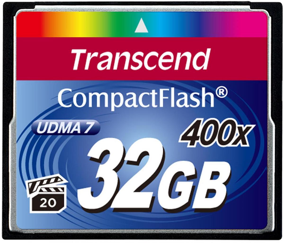 Transcend 400x CompactFlash Card, 32GB 32GB CompactFlash