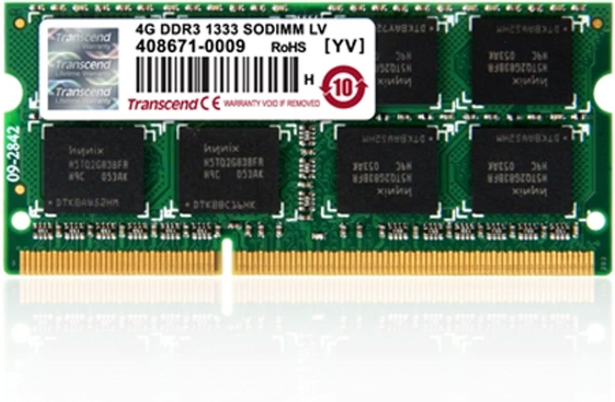 Transcend 4GB DDR3 4GB DDR3 1600MHz geheugenmodule