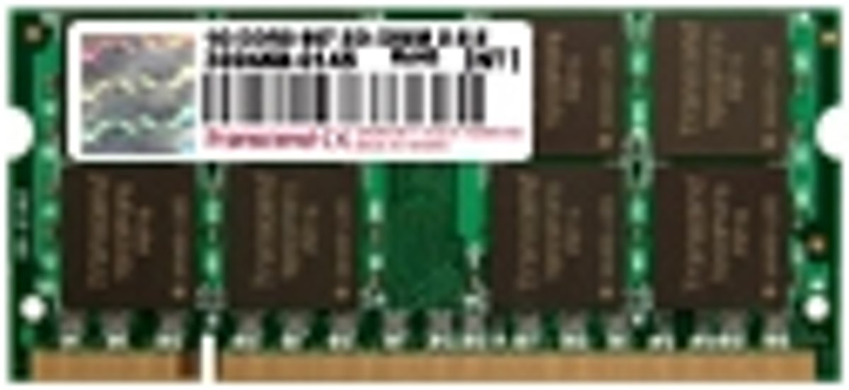 Transcend DDR2-667 2 GB JM667QSU-2G 2GB DDR2 667MHz geheugenmodule