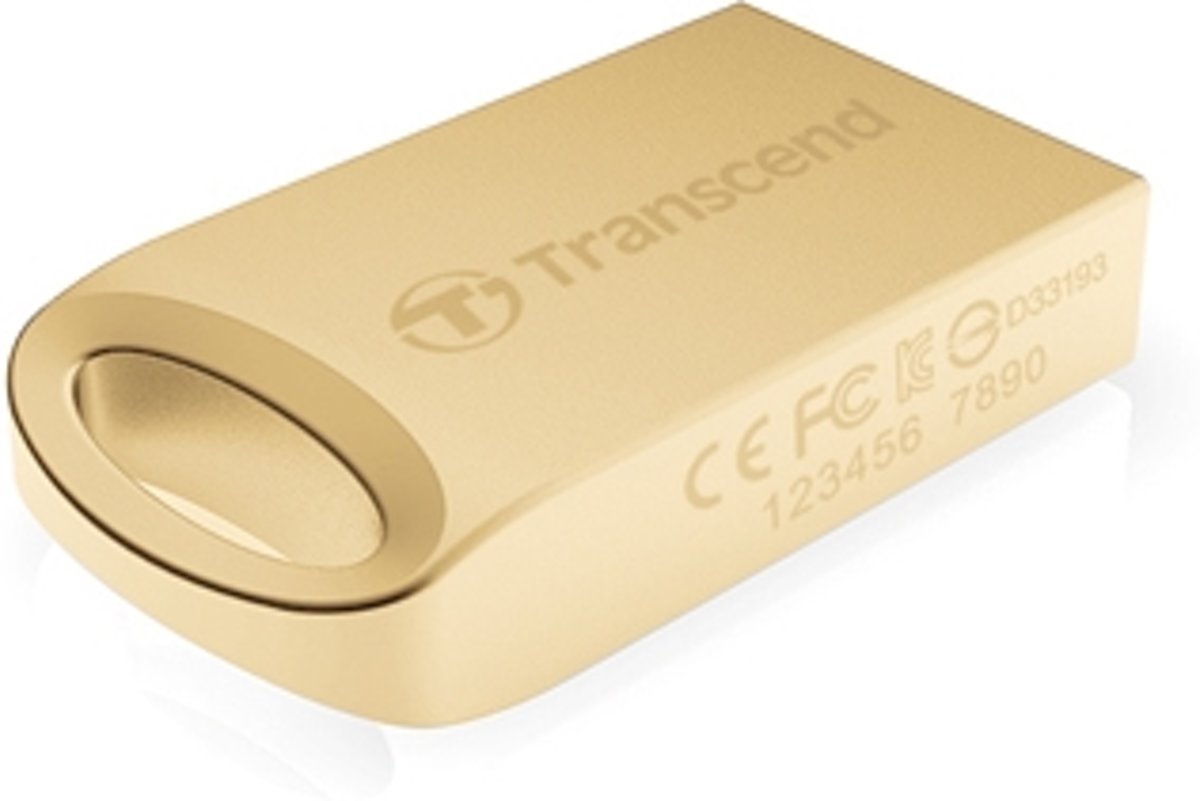Transcend JetFlash 510 8GB 8GB USB 2.0 Type-A Goud USB flash drive