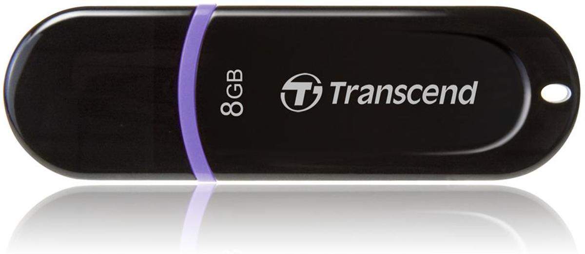 Transcend JetFlash elite 8GB JetFlash 8GB USB 2.0 Capacity Zwart USB flash drive
