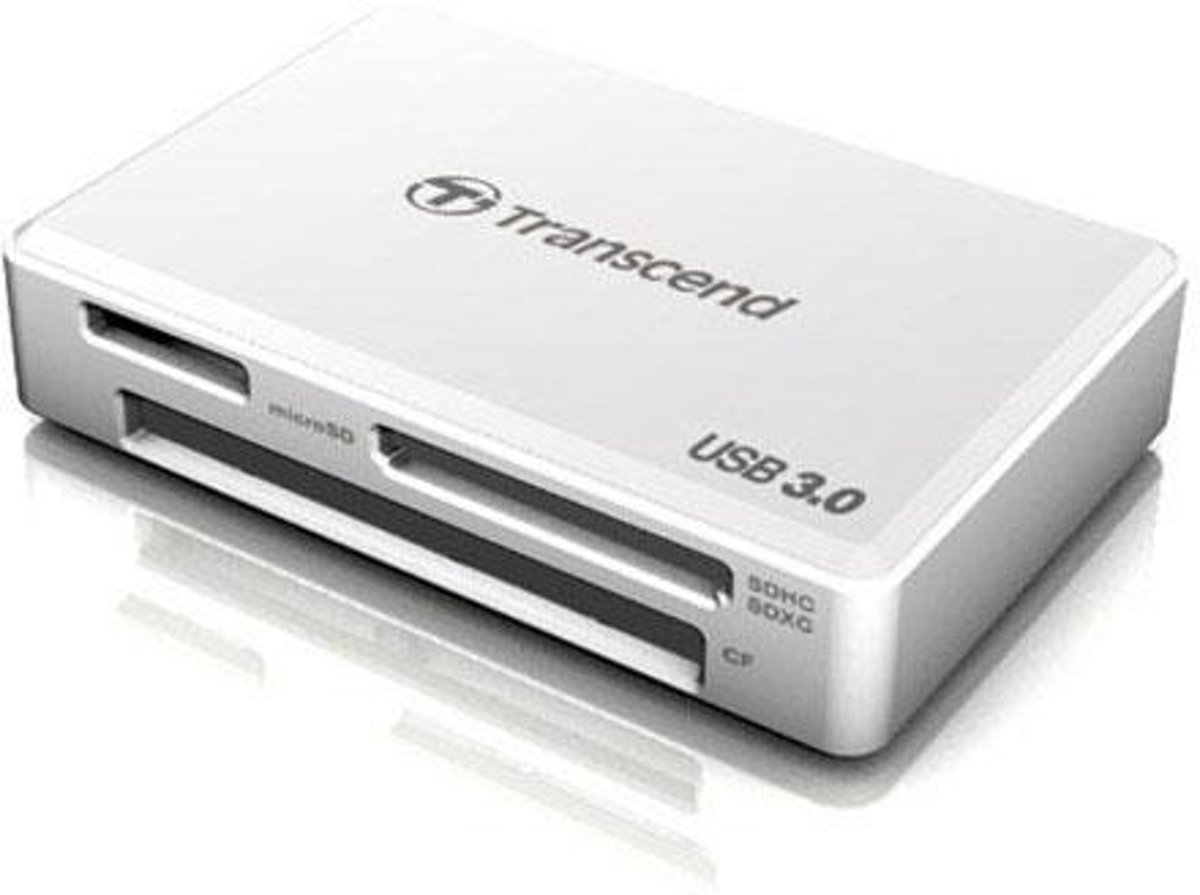 Transcend Multi-Card Reader USB 2.0 - Wit